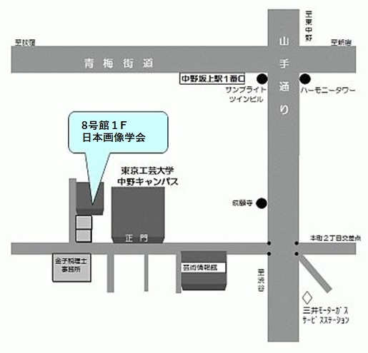 東京工芸大の地図